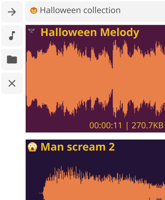 Sidebar navigation in collapsed state